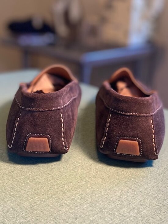 Bruno Parmigiani Made in Italy Brown Suede Driving Shoes M Size EU 40 (US7-7.5) main image 12